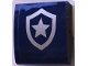 Part No: 15068pb590  Name: Slope, Curved 2 x 2 x 2/3 with Silver Police Star Badge Logo Pattern (Sticker) - Set 60417