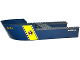 Part No: 18913c01pb01  Name: Boat, Hull Giant Bow 40 x 20 x 7 with Dark Bluish Gray Top with 'E-06', Deep Sea Logo, and 'EXPLORER-6' Pattern on Both Sides (Stickers) - Set 60095