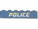 Part No: 3009pb265  Name: Brick 1 x 6 with Bright Light Yellow and White 'POLICE' Pattern (Sticker) - Set 60272