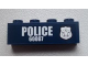 Part No: 3010pb170R  Name: Brick 1 x 4 with Police Silver Star Badge and White 'POLICE 60007' Pattern Model Right Side (Sticker) - Set 60007