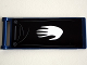 Part No: 30292pb018  Name: Flag 7 x 3 with Bar Handle with White Hand Banner Pattern (Sticker) - Set 10237