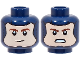 Part No: 3626cpb3276  Name: Minifigure, Head Dual Sided Balaclava, Light Nougat Face with Reddish Brown Eyebrows, Smile / Angry Pattern - Hollow Stud
