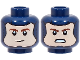 Part No: 3626pb3276  Name: Minifigure, Head Dual Sided Balaclava, Light Nougat Face with Reddish Brown Eyebrows, Smile / Angry Pattern