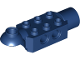 Part No: 47454  Name: Technic, Brick Modified 2 x 3 with Pin Holes, Rotation Joint Ball Half Horizontal, and Rotation Joint Socket