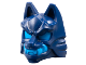 Part No: 4919pb01  Name: Minifigure, Headgear Mask Wolf with Knot on Back with Molded Dark Azure Eyes, Teeth, and Head Wrap Pattern
