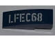 Part No: 50950pb055R  Name: Slope, Curved 3 x 1 with 'LFEC68' Pattern Model Right Side (Sticker) - Set 6867