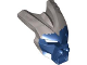 Part No: 60907pb01  Name: Bionicle Mask Avsa Noble Powerless with Marbled Pearl Light Gray Pattern (Gavla)