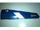 Part No: 64681pb032  Name: Technic, Panel Fairing # 5 Long Smooth, Side A with White Stripe and Door Handle Pattern (Sticker) - Set 41999