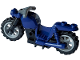 Part No: 65521c01  Name: Motorcycle Chopper with Black Frame, Light Bluish Gray Wheels, and Dark Bluish Gray Handlebars