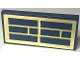 Part No: 87079pb1230  Name: Tile 2 x 4 with Gold Solar Panel Pattern (Sticker) - Set 60350