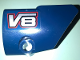 Part No: 87086pb040  Name: Technic, Panel Fairing # 2 Small Smooth Short, Side B with 'V8' Pattern (Sticker) - Set 41999