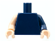 Part No: 973c089  Name: Torso Plain / Dark Blue Arm Left / Light Nougat Arm Right / Light Nougat Hands