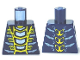 Part No: 973pb1034  Name: Torso Ninjago Snake with Yellow and Light Blue Scales Pattern