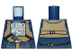 Part No: 973pb2553  Name: Torso SW Rebel U-Wing Pilot with Dark Tan Vest and Light Bluish Gray Front Panel Pattern