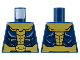 Part No: 973pb3838  Name: Torso Armor with Gold Trim Pattern