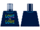Part No: 973pb4445  Name: Torso Collared Shirt, Rainbow 'LOVE IS LOVE' Pattern