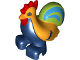 Part No: bb0852pb01  Name: Duplo Chicken, Rooster, Two Feet with Lime Tail