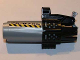 Part No: 60932cx1pb01  Name: Projectile Launcher, Bionicle Weapon Midak (Zamor) Skyblaster with Black Housing and '26-0786' and Black and Yellow Danger Stripes Pattern on Both Sides (Stickers) - Set 8864