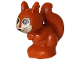 Part No: 11568pb06  Name: Squirrel, Friends Style with Tan Face, Reddish Brown Eyes and Eyebrows, Black Nose and Mouth, Whiskers Pattern