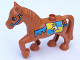 Part No: 1376pb04  Name: Duplo Horse with Saddle with Crowned Eagle Pattern