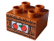 Part No: 3437pb014  Name: Duplo, Brick 2 x 2 with Apples in Crate Pattern