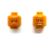 Part No: 3626pb2718  Name: Minifigure, Head Dual Sided Alien with SW Devaronian, Lines, Angry / Smile with Teeth Pattern (Labria, Kardue'sai'Malloc)
