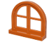 Part No: 5260  Name: Window 1 x 4 x 3, Rounded Top with 4 Panes and Sill