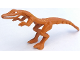 Part No: 54125pb03  Name: Dinosaur Mutant Lizard with Bright Light Orange Specks on Back Pattern