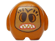 Part No: 6330pb07  Name: Minifigure, Utensil Pillow Plush Toy with Kakamora with Dark Brown Eyes and Face Paint, Dark Tan Mask, Pointed White Teeth and Red Mouth Pattern