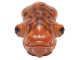 Part No: 64808pb02  Name: Minifigure, Head, Modified SW Mon Calamari with Small Reddish Brown Skin Texture and Orange and Black Eyes with Eyelids Pattern