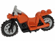 Part No: 65521c02  Name: Motorcycle Chopper with Black Frame, Light Bluish Gray Wheels, and Light Bluish Gray Handlebars