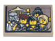 Part No: 26603pb137  Name: Tile 2 x 3 with Picture of Ninjago Characters Wu, Nya, Zane, Jay, Cole and Lloyd Pattern (Sticker) - Set 71741