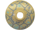 Part No: 4740pb042  Name: Dish 2 x 2 Inverted (Radar) with Dark Bluish Gray Angled Armor with Sand Green and Light Bluish Gray Splotches Pattern