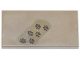 Part No: 87079pb1460  Name: Tile 2 x 4 with 6 Reddish Brown Paw Prints Pattern (Sticker) - Set 21341