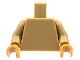 Part No: 973c062  Name: Torso Plain / Dark Tan Arms / Medium Nougat Hands