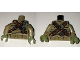 Part No: 973pb2387c01  Name: Torso SW Desert Wrappings with Crossed Utility Belts Pattern (Teedo) / Dark Tan Arms / Olive Green Hands