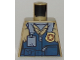 Part No: 973pb2918  Name: Torso Town Police Flight Suit with Name Tag and Gold Badge Pattern