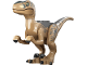 Part No: raptor15  Name: Dinosaur Raptor / Velociraptor with Dark Bluish Gray Back