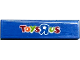 Part No: 2431pb860  Name: Tile 1 x 4 with Toys "R" Us Logo Pattern (Sticker) - Set 40144