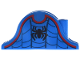 Part No: 2528pb18  Name: Minifigure, Headgear Hat, Pirate Bicorne with Black Spider Logo, Dark Blue Web and Red Trim Pattern