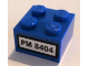 Part No: 3003pb030  Name: Brick 2 x 2 with Black 'PM 8404' on White Background Pattern (Sticker) - Set 8404