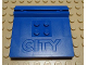 Part No: 30567  Name: Tile, Modified 6 x 6 x 2/3 with 4 Studs and Debossed City Logo