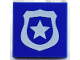 Part No: 3068pb1153  Name: Tile 2 x 2 with White Police Badge with Star Pattern