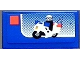 Part No: 3069pb0227  Name: Tile 1 x 2 with LEGO Police Motorcycle Set Box Pattern (Sticker) - Set 7848