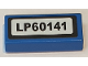 Part No: 3069pb0892  Name: Tile 1 x 2 with 'LP60141' Pattern (Sticker) - Set 60141