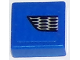 Part No: 3070pb098R  Name: Tile 1 x 1 with Ford Mustang Lower Grille Honeycomb Pattern Model Right Side (Sticker) - Set 75871
