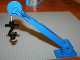 Part No: 40633c03  Name: Duplo Crane Telescoping Boom Assembly with Black Hook, White String, and Blue Winch Drum