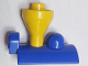 Part No: 4570c02  Name: Duplo, Train Steam Engine Top with Fixed Yellow Funnel