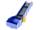 Part No: 4829c01b  Name: Duplo Conveyor Belt with Container, Dark Gray Belt, Wide Yellow Wheel without Handle