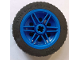Part No: 56904c02  Name: Wheel 30mm D. x 14mm with Black Tire 43.2 x 14 Solid (56904 / 30699)